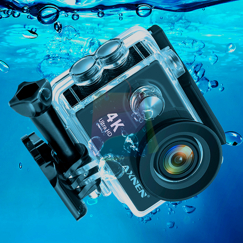 Câmera de Ação Profissional Portátil 4K Ultra HD 30FPS - Estilo Go Pro
