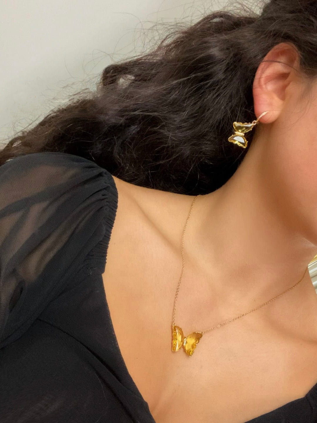 Schmetterling-Ohrringe