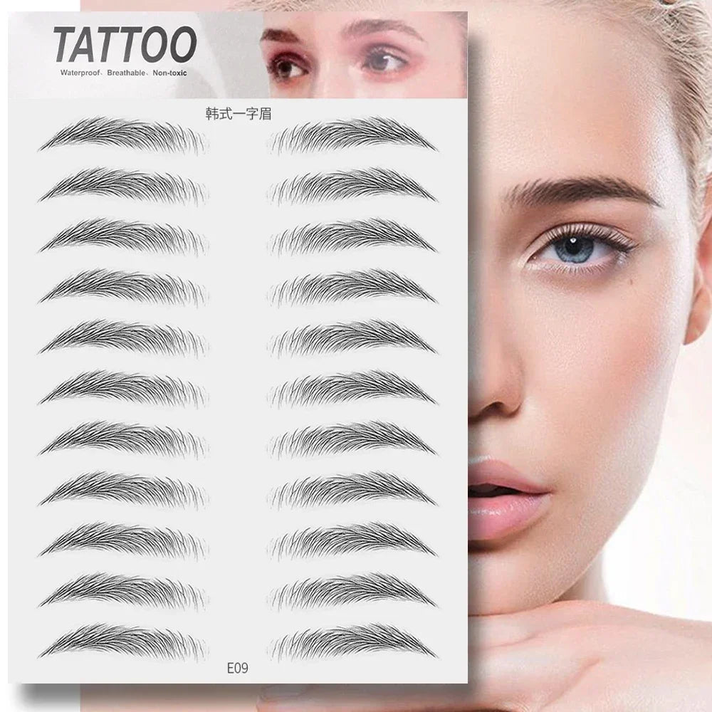 Waterproof Adhesive Eyebrow Makeup – Instant Perfection!