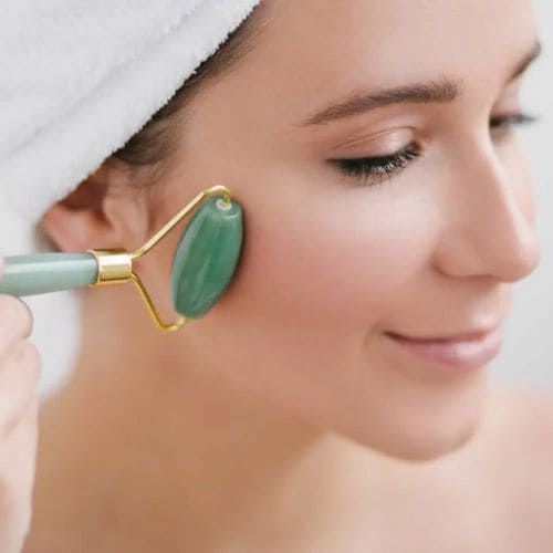 Eco-friendly and Calming Jade Stone Facial Massager!