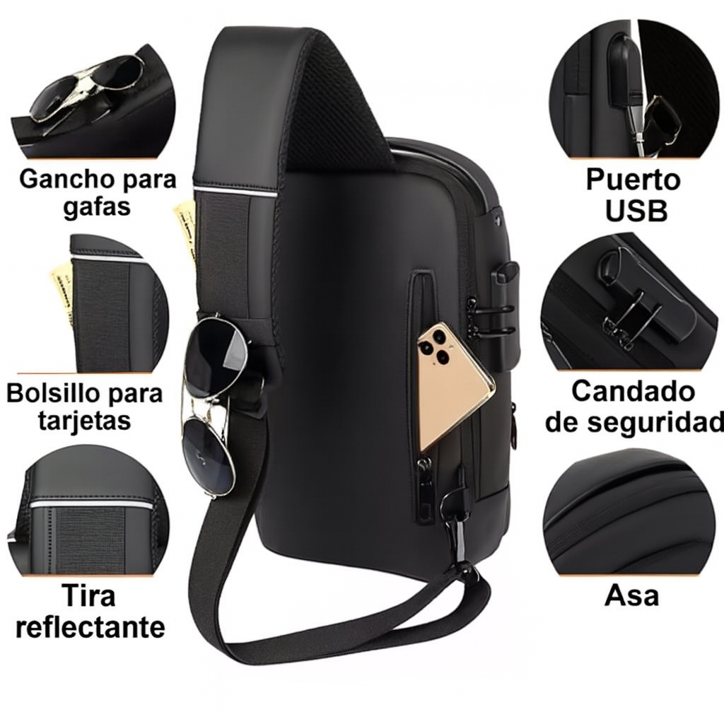 Morral Antirrobo 2X1🔥 - ¡Comprando uno el segundo va de REGALO!🎁
