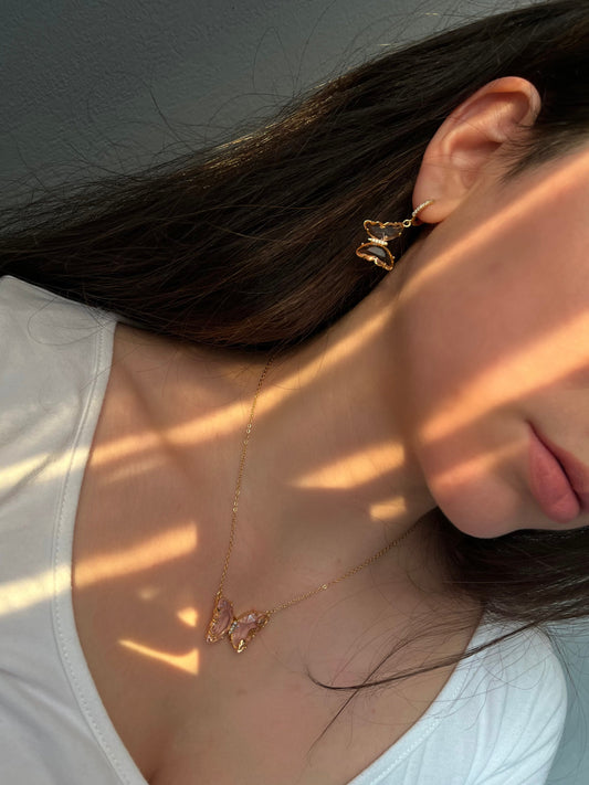 Schmetterling-Ohrringe