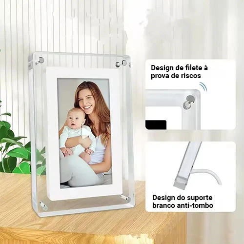 Lançamento de Dia das Mães -  Porta Retrato Digital  Memória Frame 2GB HD