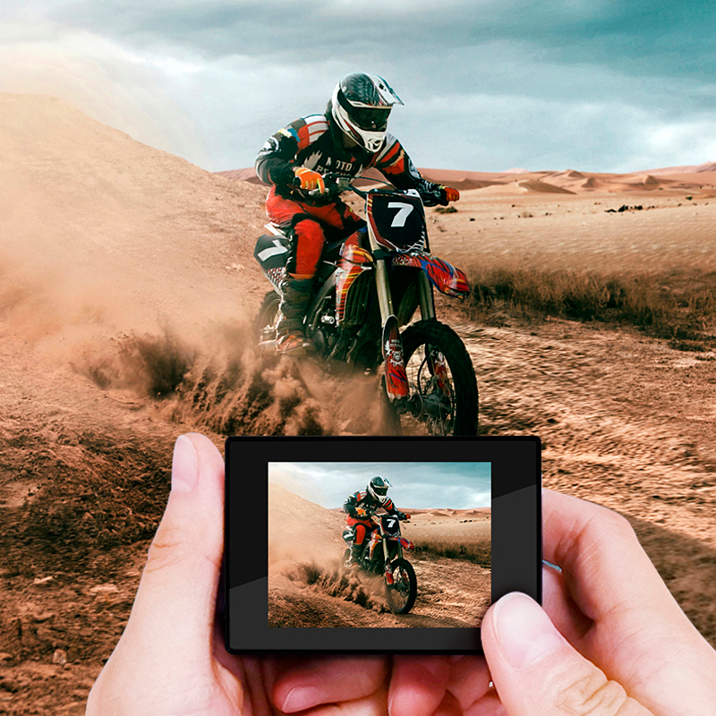 Câmera de Ação Profissional Portátil 4K Ultra HD 30FPS - Estilo Go Pro