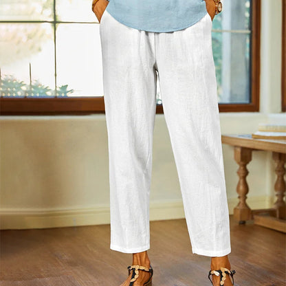 【Coton Et Lin】Freizeithose Uni