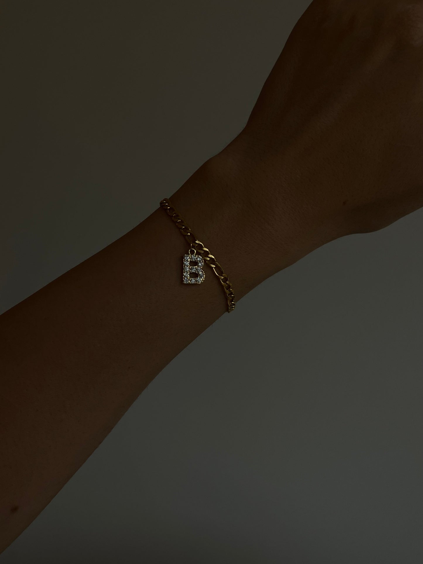 Armband / Fußkettchen mit Buchstabe