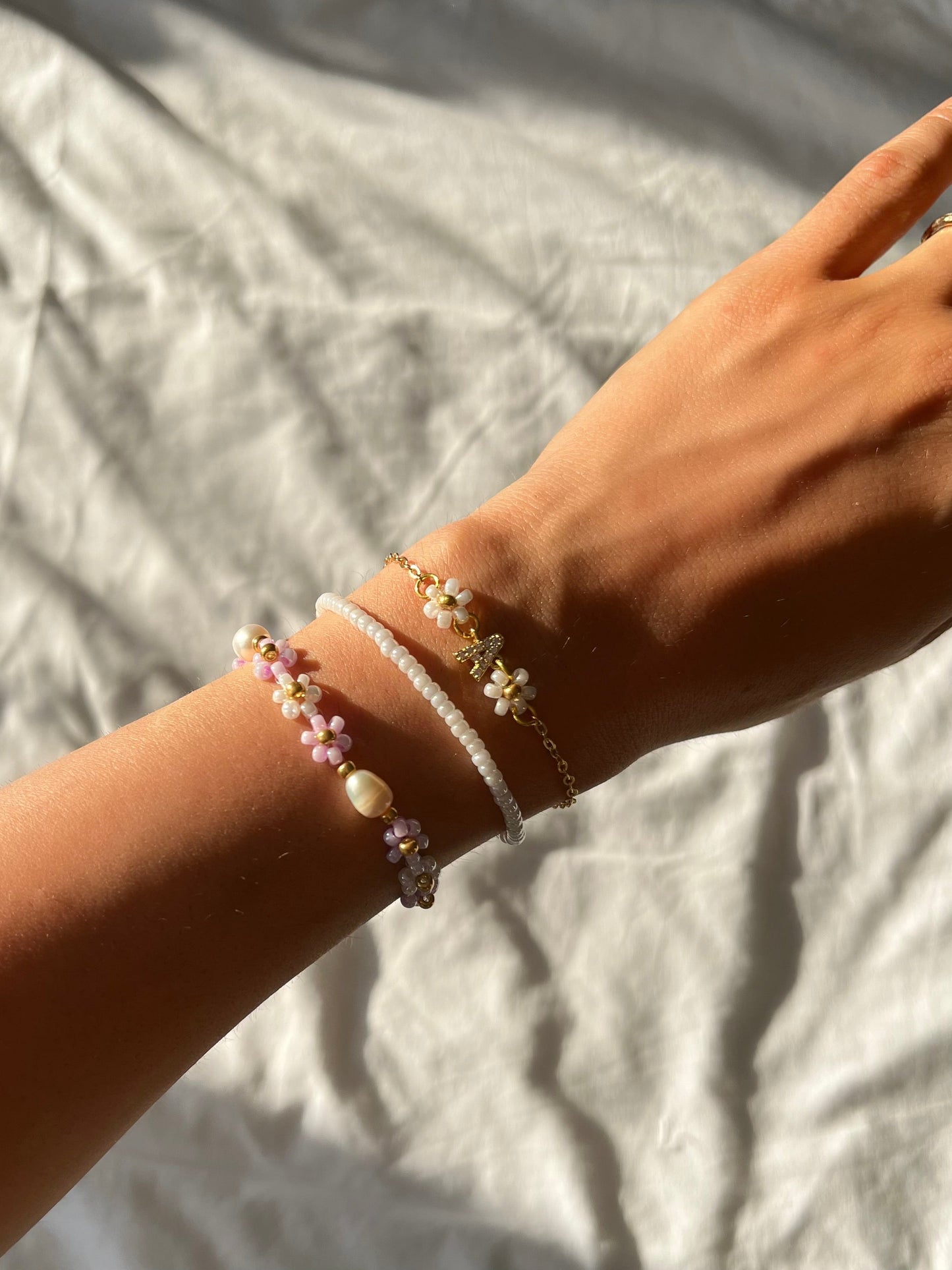 Armband aus kleinen Miyuki-Perlen