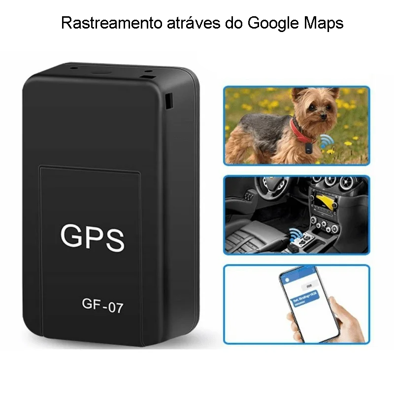 Mini GPS Portátil Tracker, Rastreamento Em Tempo Real