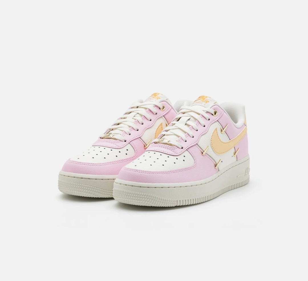 Nike Air Force 1 '07 LX Mini Swoosh Pink Metallic Gold