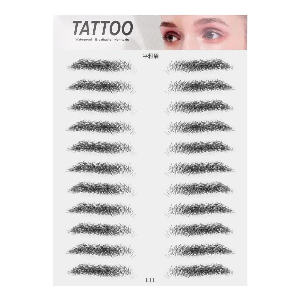 Waterproof Adhesive Eyebrow Makeup – Instant Perfection!