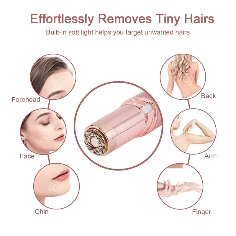 New rechargeable painless facial epilator