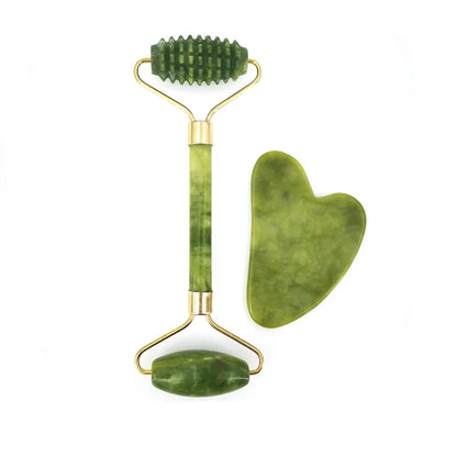 Eco-friendly and Calming Jade Stone Facial Massager!