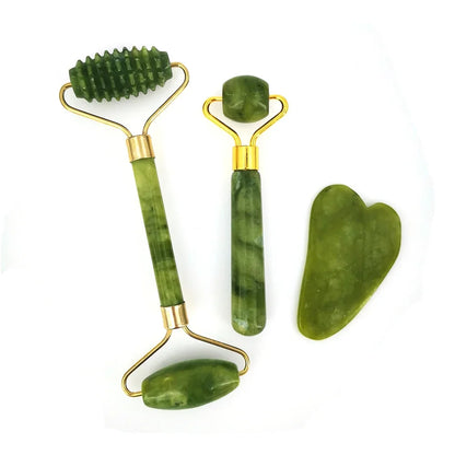 Eco-friendly and Calming Jade Stone Facial Massager!