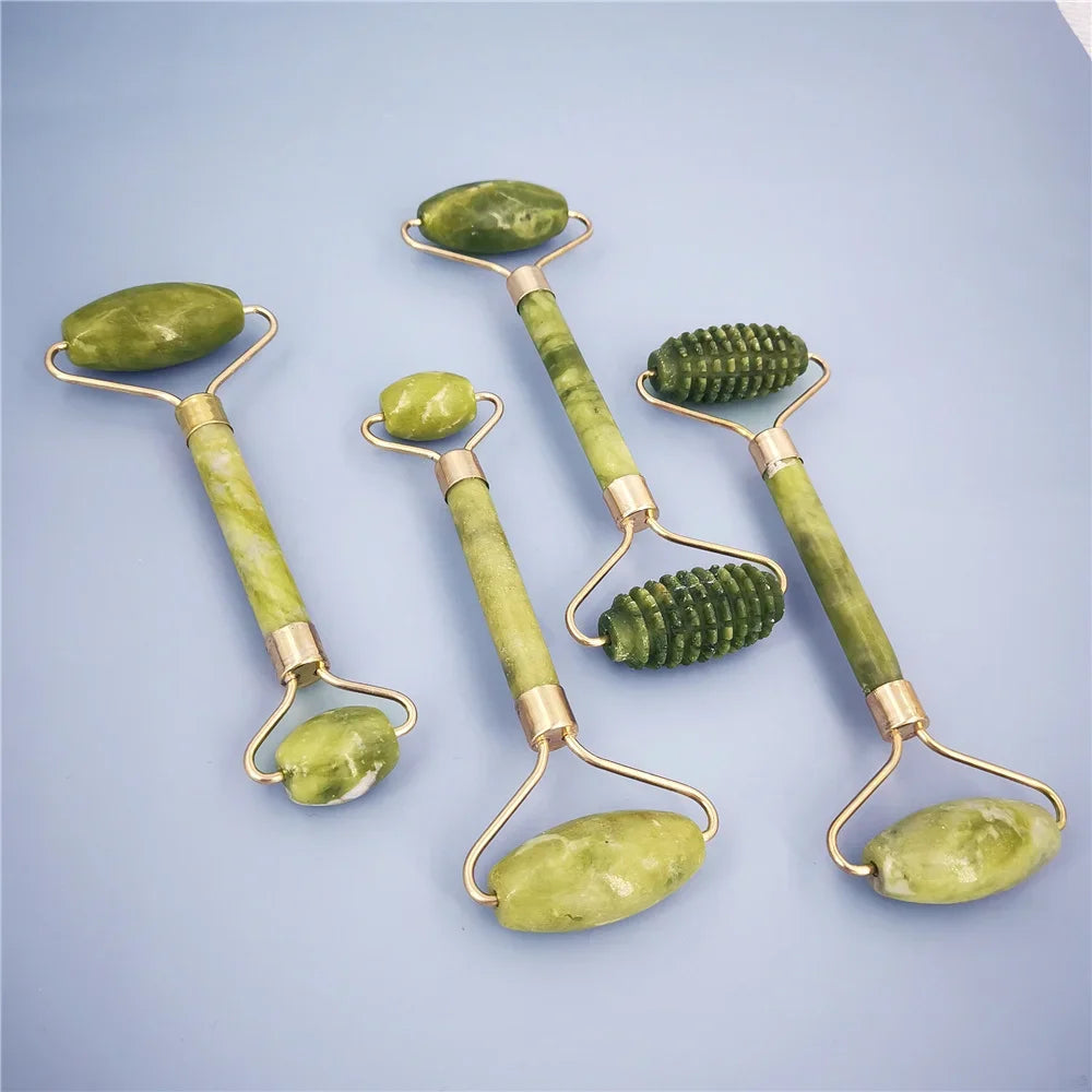 Eco-friendly and Calming Jade Stone Facial Massager!