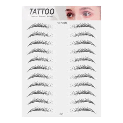 Waterproof Adhesive Eyebrow Makeup – Instant Perfection!