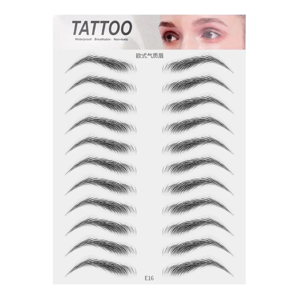 Waterproof Adhesive Eyebrow Makeup – Instant Perfection!