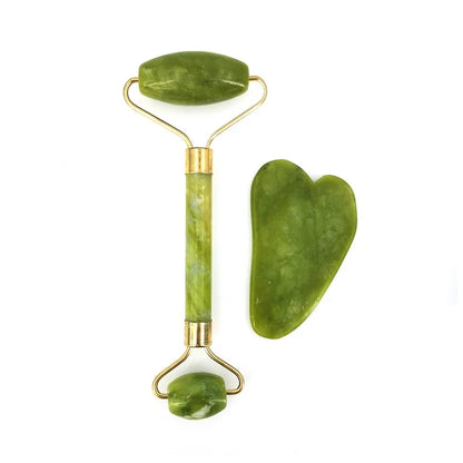 Eco-friendly and Calming Jade Stone Facial Massager!