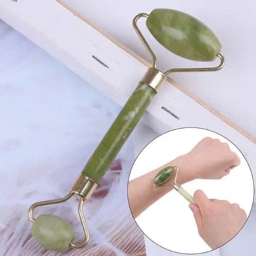 Eco-friendly and Calming Jade Stone Facial Massager!