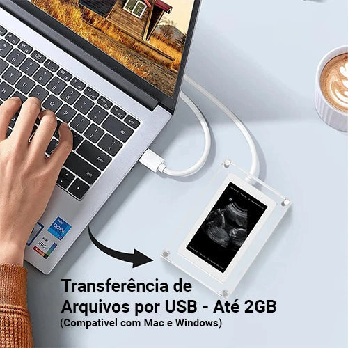 Lançamento de Dia das Mães -  Porta Retrato Digital  Memória Frame 2GB HD