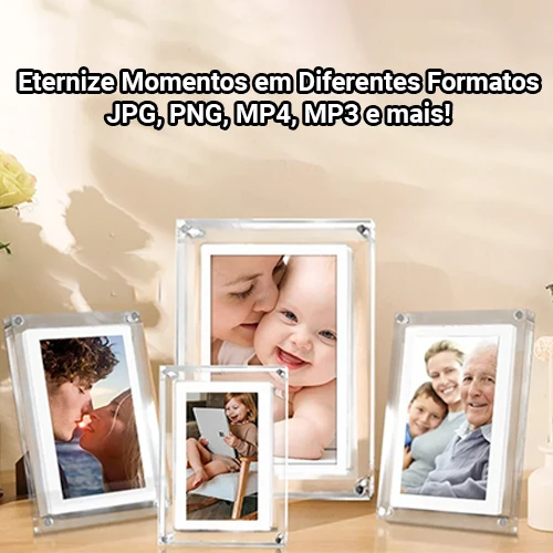 Lançamento de Dia das Mães -  Porta Retrato Digital  Memória Frame 2GB HD